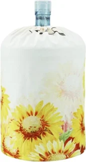 Zonnebloem Stofhoes voor waterdispenservat 27 x 38 cm