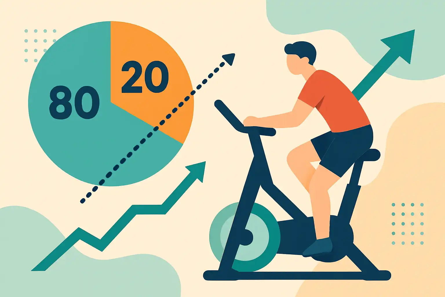 De 80/20 regel op de hometrainer: train slimmer, niet harder