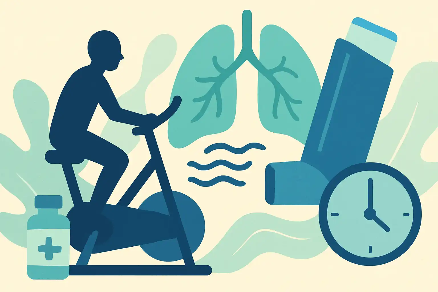Hometrainer en astma: veilige trainingen, medicatietiming en ademhalingstips