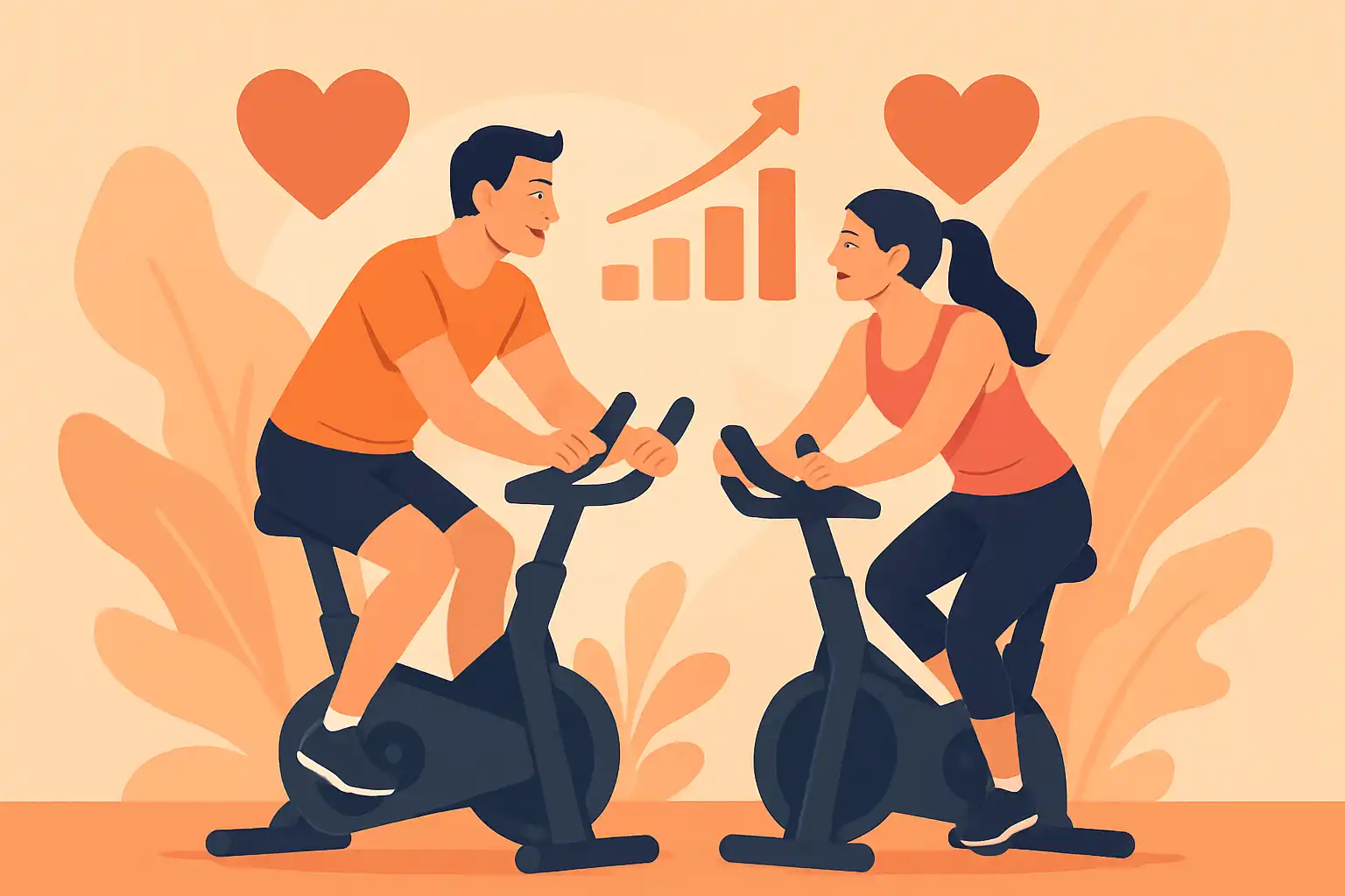 Hometrainer voor koppels: samen trainen, motiveren en genieten van gedeelde doelen