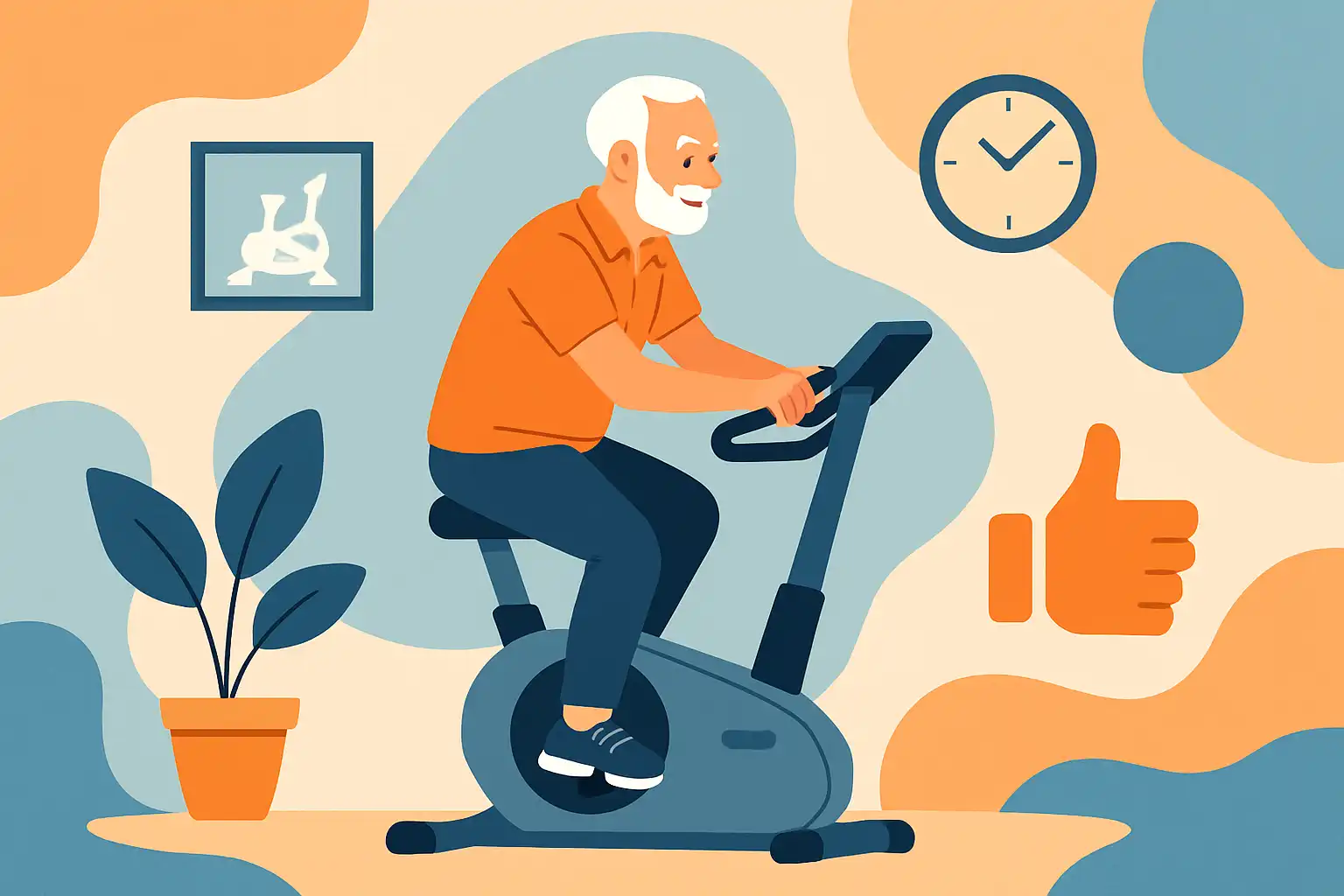 Hometrainer voor senioren: veilig, effectief en leuk trainen op hoge leeftijd