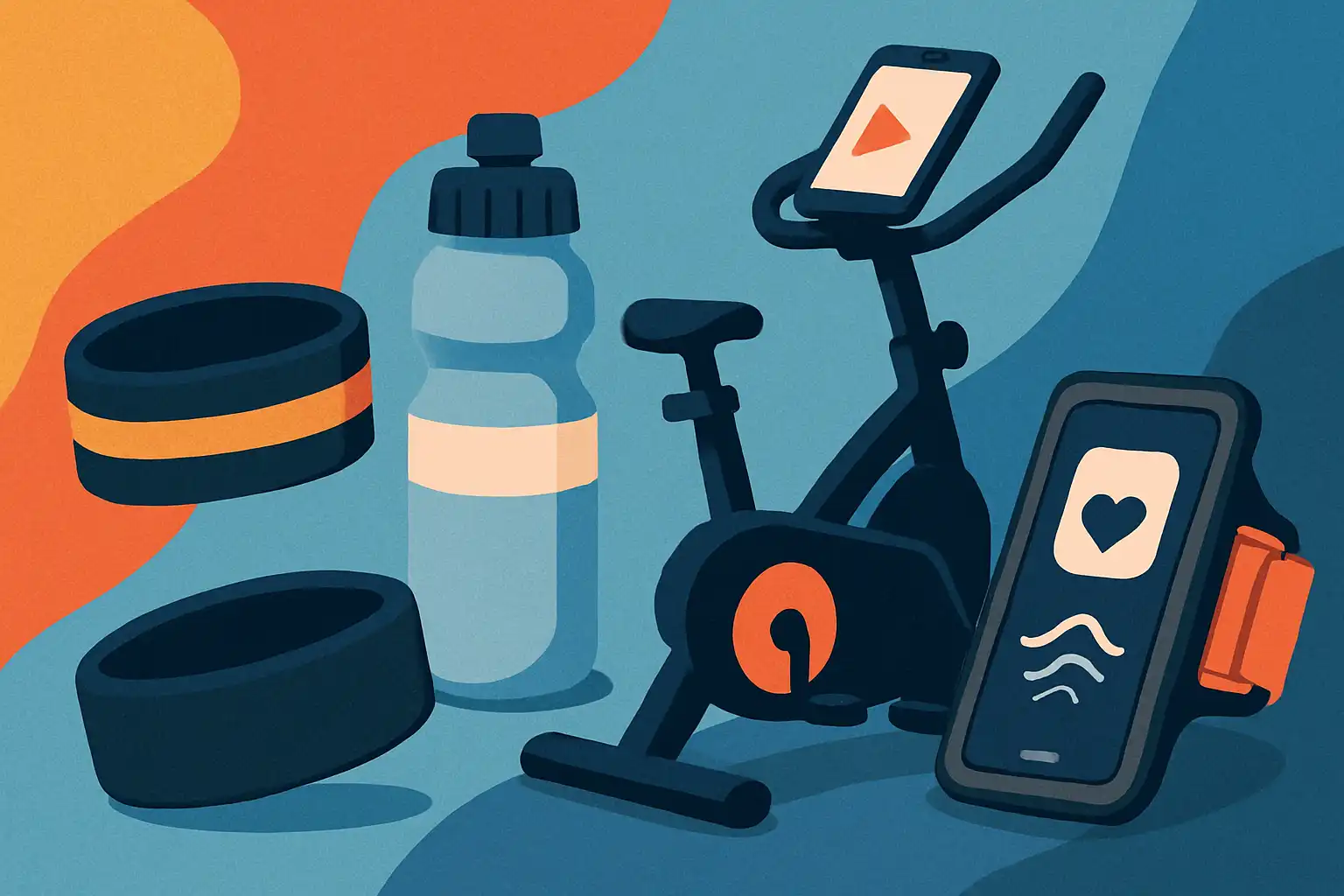 Onmisbare hometrainer gadgets: van zweetband tot smartphonehouder voor een next-level rit