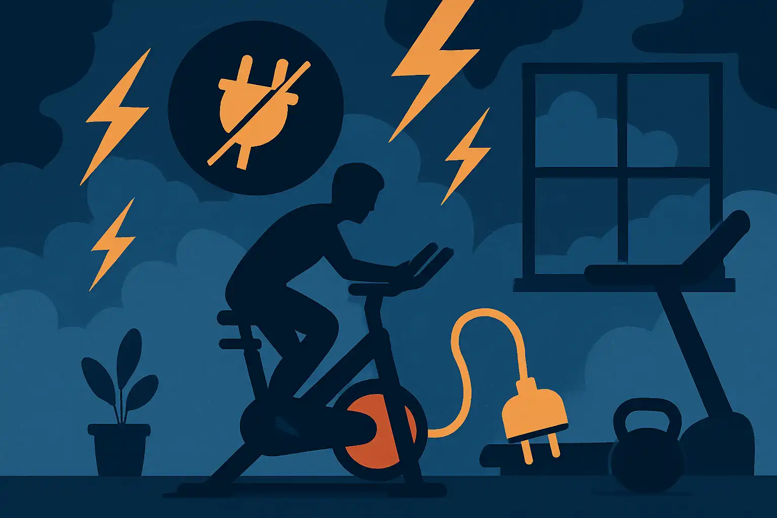 Stroomuitval tijdens je training? zo blijf je veilig en effectief trainen zonder stroom
