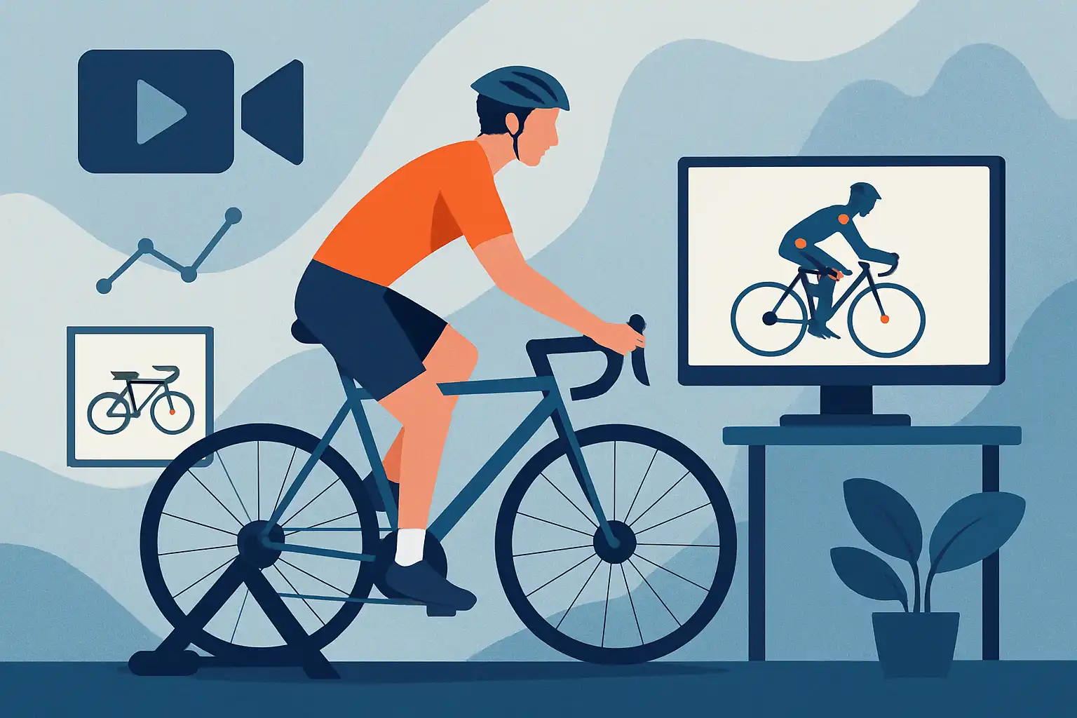 Zitpositie analyseren met video: optimaliseer je fietstechniek thuis