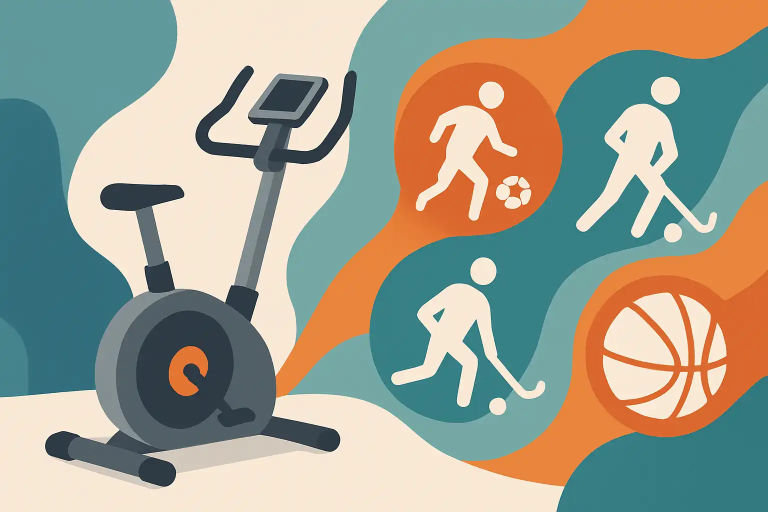 Zo gebruik je de hometrainer voor teamsportconditie: specifieke workouts voor voetbal, hockey en basketbal