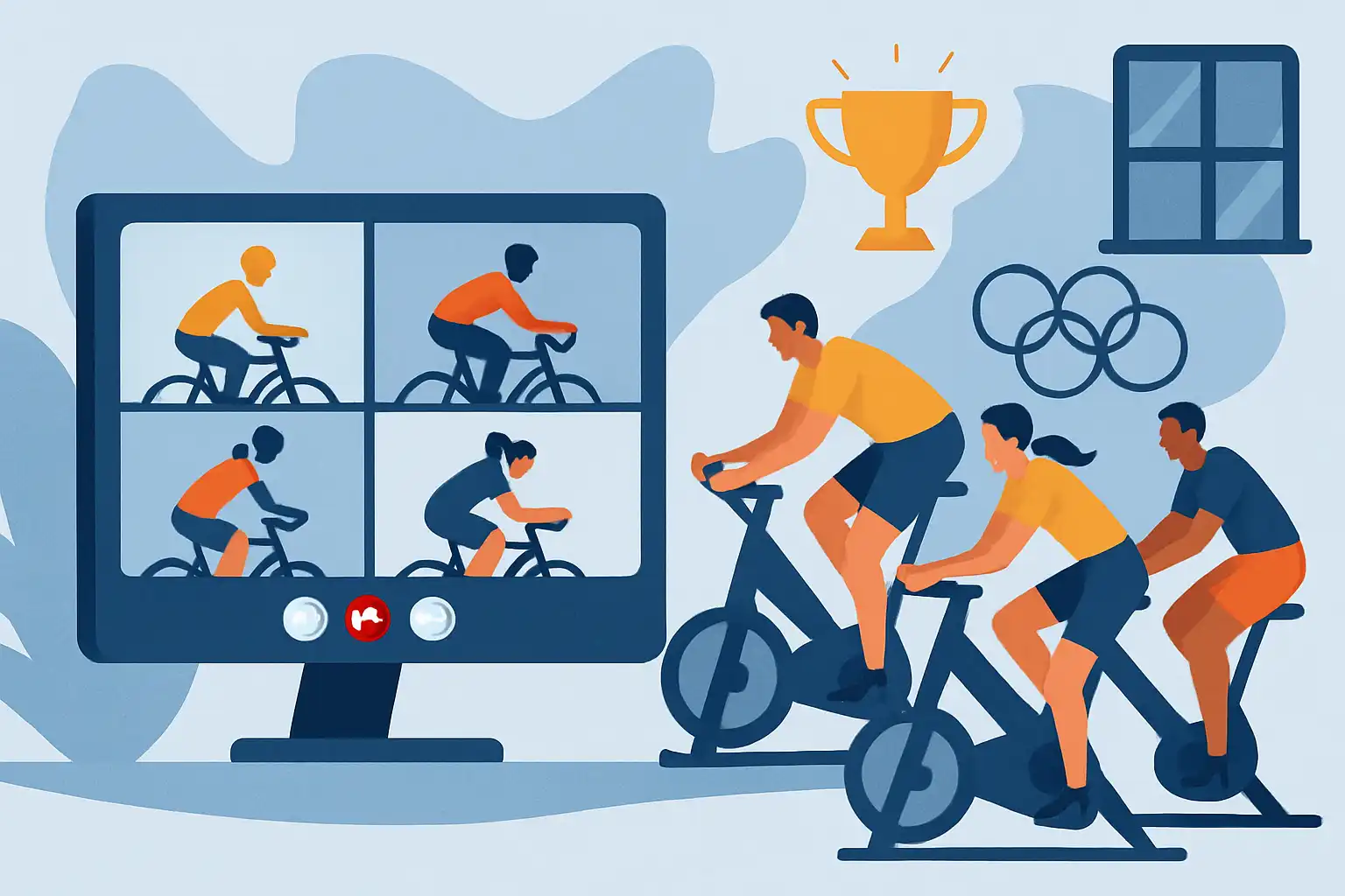 Zo organiseer je een succesvolle virtuele teamride: teambuilding en competitie vanuit huis