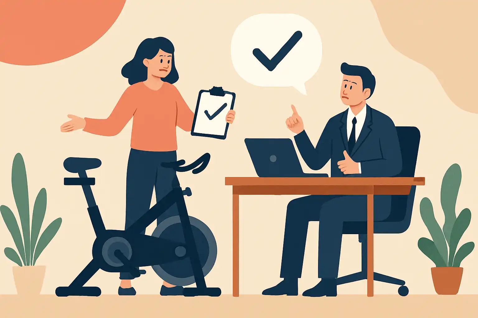 Zo overtuig je je werkgever om een hometrainer te vergoeden