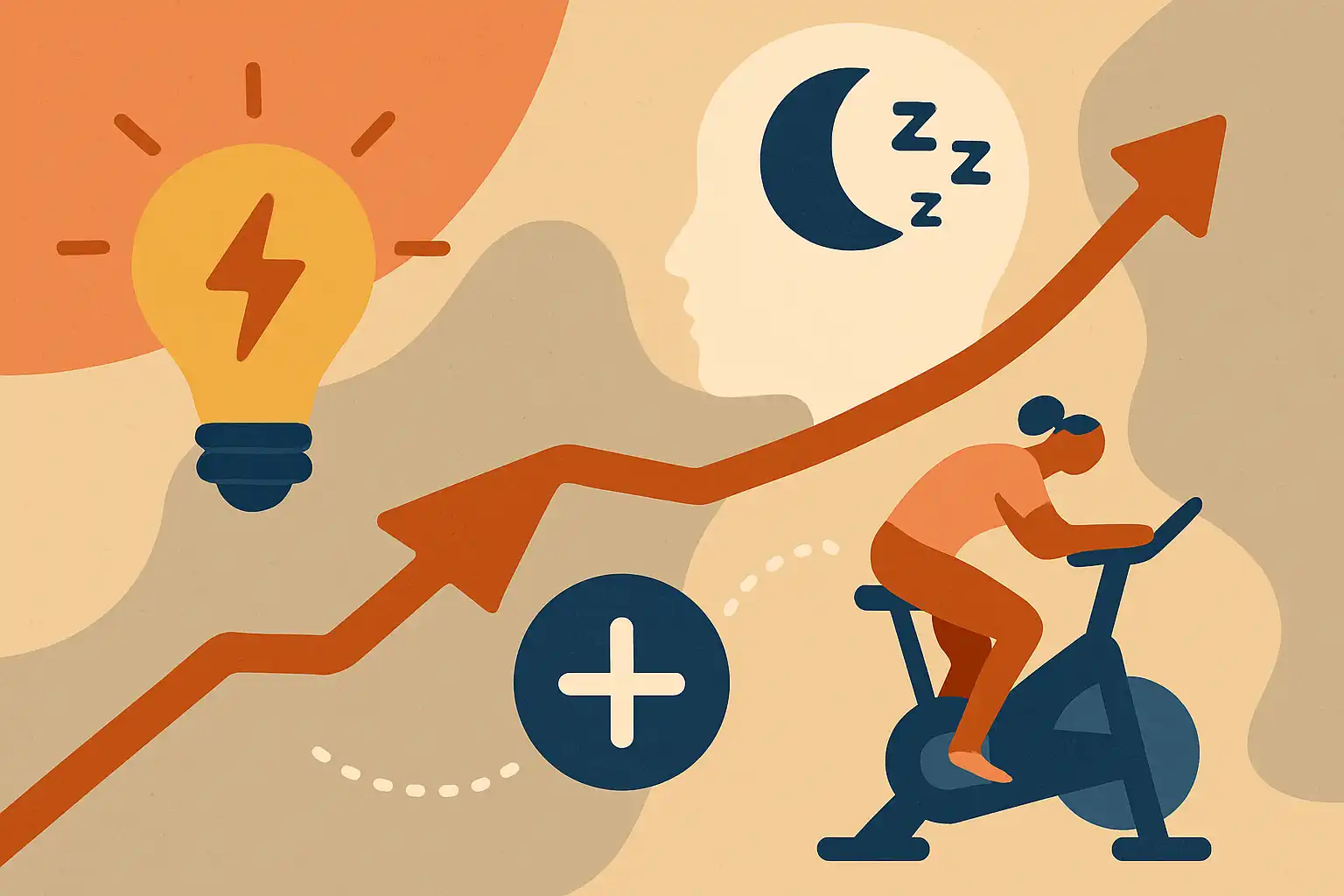 Zo stem je je hometrainertraining af tijdens de overgang: energie, slaap en herstel