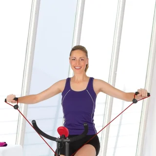 Hometrainer met Magnetische Rem en Expanderbanden voor Effectieve Training