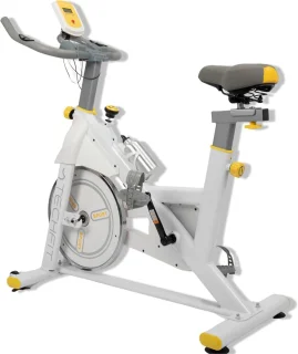Hometrainer met 8 kg vliegwiel en magnetische weerstand – Fiets voor thuis met LCD-display en tablethouder