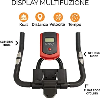 Hometrainer met Vliegwiel van 13 kg, Verstelbare Weerstand en Telefoonhouder