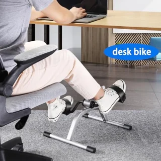 Mini Hometrainer voor Been- en Armherstel - Draagbare Vloerfiets met Verstelbare Spanning