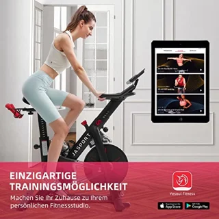 Fietsen thuis: Indoor Cycle met Magnetisch Remsysteem | Ergonomische Ontwerp | Training via Apps