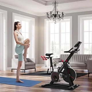 Fietsen thuis: Indoor Cycle met Magnetisch Remsysteem | Ergonomische Ontwerp | Training via Apps