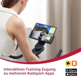 Fietsen thuis: Indoor Cycle met Magnetisch Remsysteem | Ergonomische Ontwerp | Training via Apps