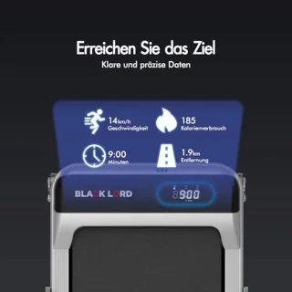 Draagbare Loopband met Handgreep voor Thuis - 3,2 pk, 5% Helling, Bluetooth Afstandsbediening