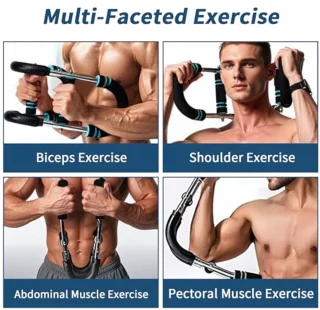Verstelbare Borst Expander en Arm Trainer - Thuis Fitness Apparatuur voor Borst- en Arm Oefeningen