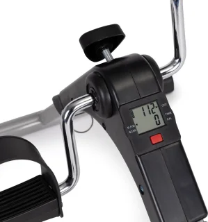 Mini opvouwbare hometrainer/ revalidatiefiets 48 x 36,5 x 26 cm - Computermonitoring - Antislipvoetjes - Zwart