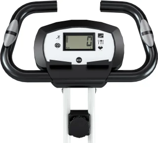 YEE GOO Opvouwbaare Hometrainer Fiets - Fitness Fiets - Spinning Fiets - 16 Niveaus Magnetische Weerstand - Indoorfiets - Hartslagsensoren - in hoogte verstelbaar - LCD-display - houder voor telefoon/tablet -Wit