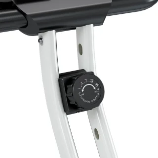 YEE GOO Opvouwbaare Hometrainer Fiets - Fitness Fiets - Spinning Fiets - 16 Niveaus Magnetische Weerstand - Indoorfiets - Hartslagsensoren - in hoogte verstelbaar - LCD-display - houder voor telefoon/tablet -Wit
