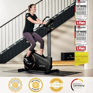Thuis Fitness Fiets met 24 Weerstandsniveaus en 24 Trainingsprogramma's - Ideaal voor Cardio Training