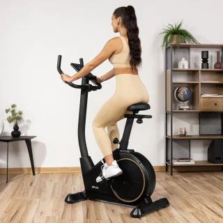 Gymtek® Elektromagnetische Hometrainer Fiets - Fitness Fiets - Home Trainer - tot 135kg - 16 Weerstandsniveaus, 21 trainingsprogramma's, 9kg Vliegwielgewicht - LCD Display