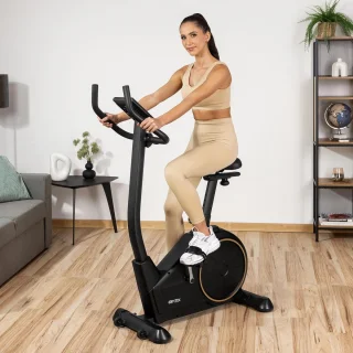 Gymtek® Elektromagnetische Hometrainer Fiets - Fitness Fiets - Home Trainer - tot 135kg - 16 Weerstandsniveaus, 21 trainingsprogramma's, 9kg Vliegwielgewicht - LCD Display