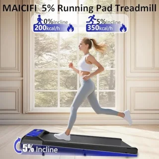 Opvouwbare Loopband voor Thuis - Wandelen en Hardlopen met Pulssensor en Draadloze Connectiviteit