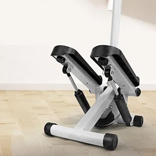 Stepper voor thuisfitness met verstelbaar stuur en LCD-monitor