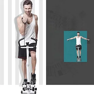 Stepper voor thuisfitness met verstelbaar stuur en LCD-monitor