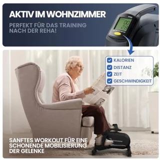 Pedaaltrainer voor Thuis | Stil & Gewrichtsvriendelijk | Inclusief Bevestigingsband | Ideaal voor Senioren