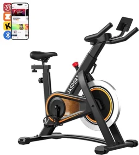 Stilstaande Fiets voor Thuis - Ideaal voor Duurzaamheidstraining met Tablet Houder en Comfortabel Zadel