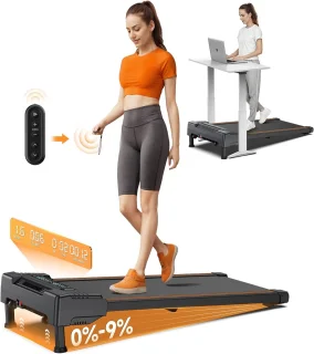 Automatische hellingsloopband met afstandsbediening voor thuis – Stil en effectief tot 6 km/u