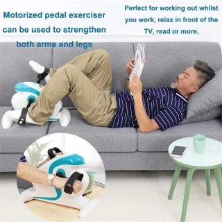 Elektrische Pedaaltrainer Voor Revalidatie - Compacte Hometrainer Voor Gehandicapten En Ouderen