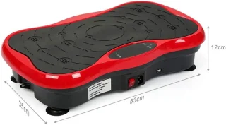 3D trilplaat met 2 weerstandsbanden - Fitnessapparatuur voor thuis met 5 trilmodi en LCD-display