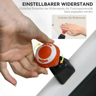 Hometrainer met LCD-Display en Verstelbare Zitting voor Thuis