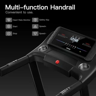 Inklapbare Loopband voor Thuis met Helling en 3,0 pk Motor - 14 km/u, 12 Trainingsprogramma's, Maximale Belasting 136 kg