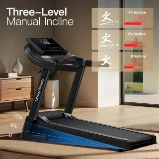 Inklapbare Loopband voor Thuis met Helling en 3,0 pk Motor - 14 km/u, 12 Trainingsprogramma's, Maximale Belasting 136 kg