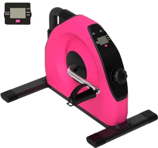 Mini Fitness Bike voor Thuis en Kantoor - Draagbare Fietser met LCD Scherm voor Armen en Benen, Perfect voor Revalidatie