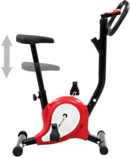 Hometrainer met bandweerstand en LCD-scherm - Thuis trainen in stijl