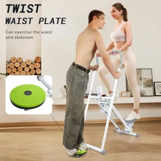 Opvouwbare Trapstepper voor Full-Body Training - Verstelbare Verticale Klimmachine voor Thuis