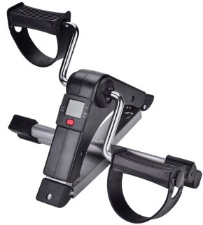 Wat vinden we goed aan de Opvouwbare Fitness Fietstrainer – Pedal Exerciser met LCD Display, Weerstand Instelbaar – Compacte Been- en Armtrainer voor Thuis & Kantoor