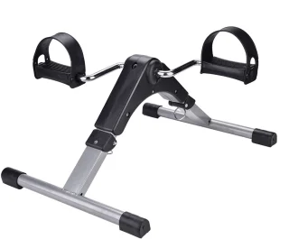 Opvouwbare Fitness Fietstrainer – Pedal Exerciser met LCD Display, Weerstand Instelbaar – Compacte Been- en Armtrainer voor Thuis & Kantoor
