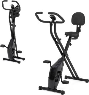 De Hometrainer Opvouwbaar met Verstelbaar Zadel en LCD-Display voor Thuistraining in één oogopslag