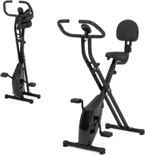 Hometrainer Opvouwbaar met Verstelbaar Zadel en LCD-Display voor Thuistraining