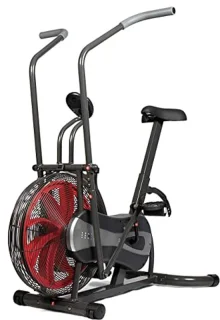 Air Bike met Luchtweerstand voor Effectieve Thuistraining, Compatibel met Apps, Verlicht Display, Tot 100 kg
