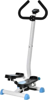 Stepper Fitness Swing met LCD-scherm en Handgreep - Effectieve Thuis Workout tot 100 kg