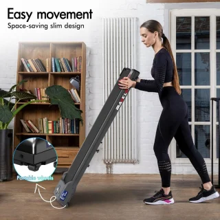 Inklapbare Elektrische Loopband 2-in-1 voor Thuisgebruik - Compact en Stil