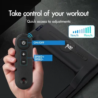 Inklapbare Elektrische Loopband 2-in-1 voor Thuisgebruik - Compact en Stil