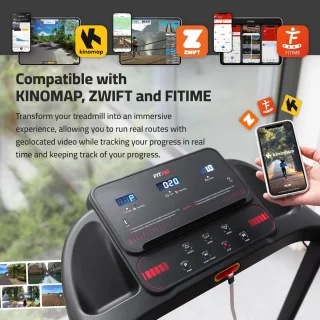 Opvouwbare Loopband voor Thuis met App Connectiviteit en Helling